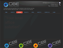 Tablet Screenshot of custom-business.co.uk